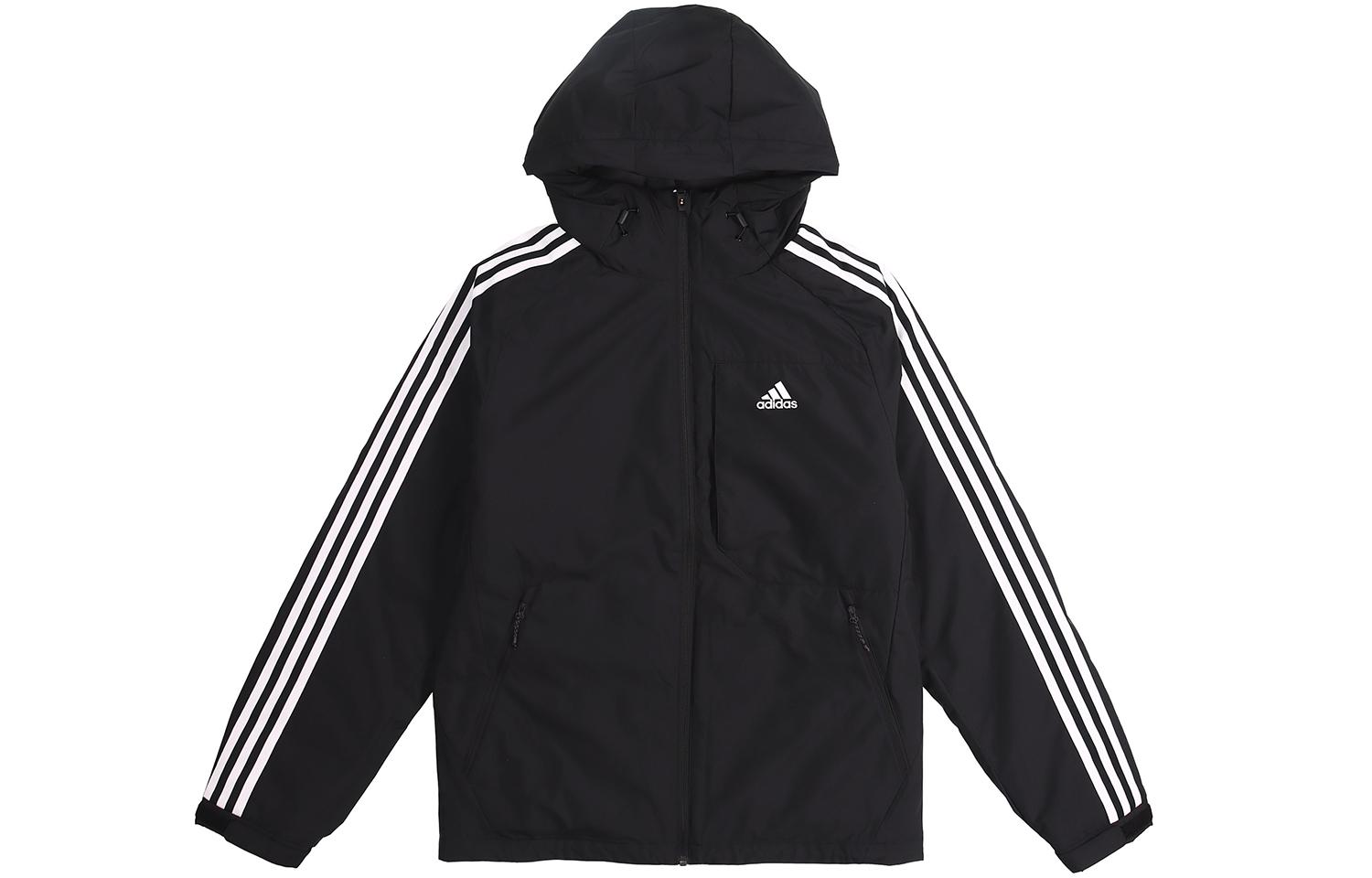 

Adidas Down Jackets Men s Black Hooded Moderate Quilted Down Jacket GF0098 XS