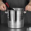 Stainless Steel Tiger Head KTV Ice and Champagne Bucket for Bars