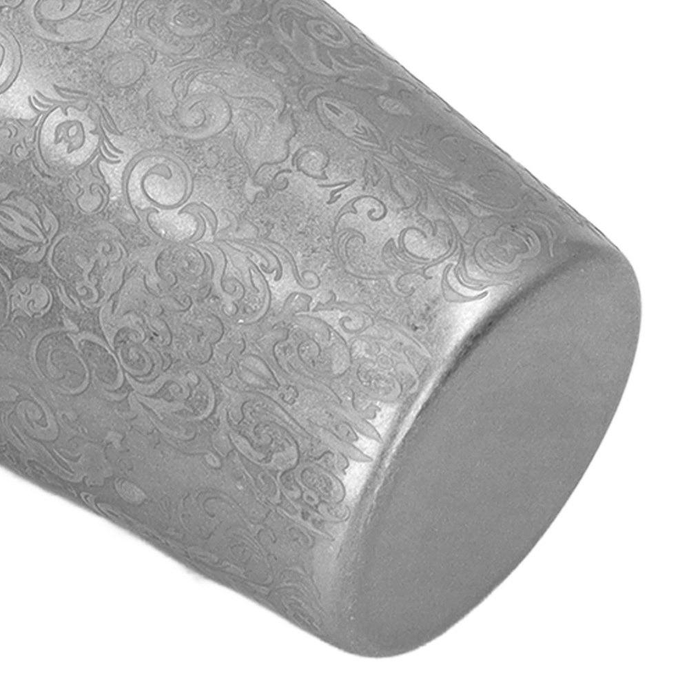 2 Piece Set Metal Boston Shaker Etched Pattern Cocktail Shaker Set Vintage Drink Mixer  Bartending