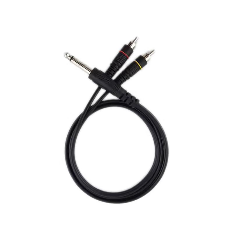 Zhonglu Baishitong 1/4-inch TRS To Dual RCA Audio Cable
