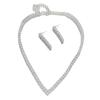 Elegant Zircon Necklace & Earrings Set - Perfect for Weddings & Special Occasions