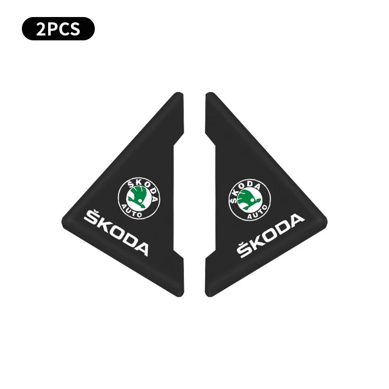 

2025 New Silicone Car Door Corner Cover Bumper Collision Anti-scratch Protector Car Stickers For SKODA Rapid Octavia Fabia Laura