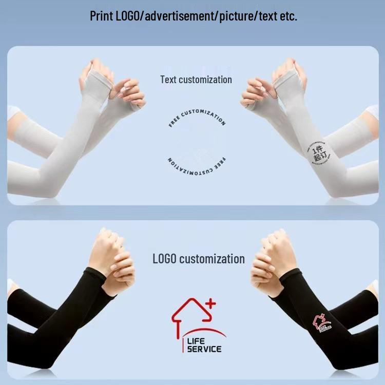 Ice Silk Anti-UV Sun Protection Sleeves for Men & Women – Cool Arm Covers for Driving