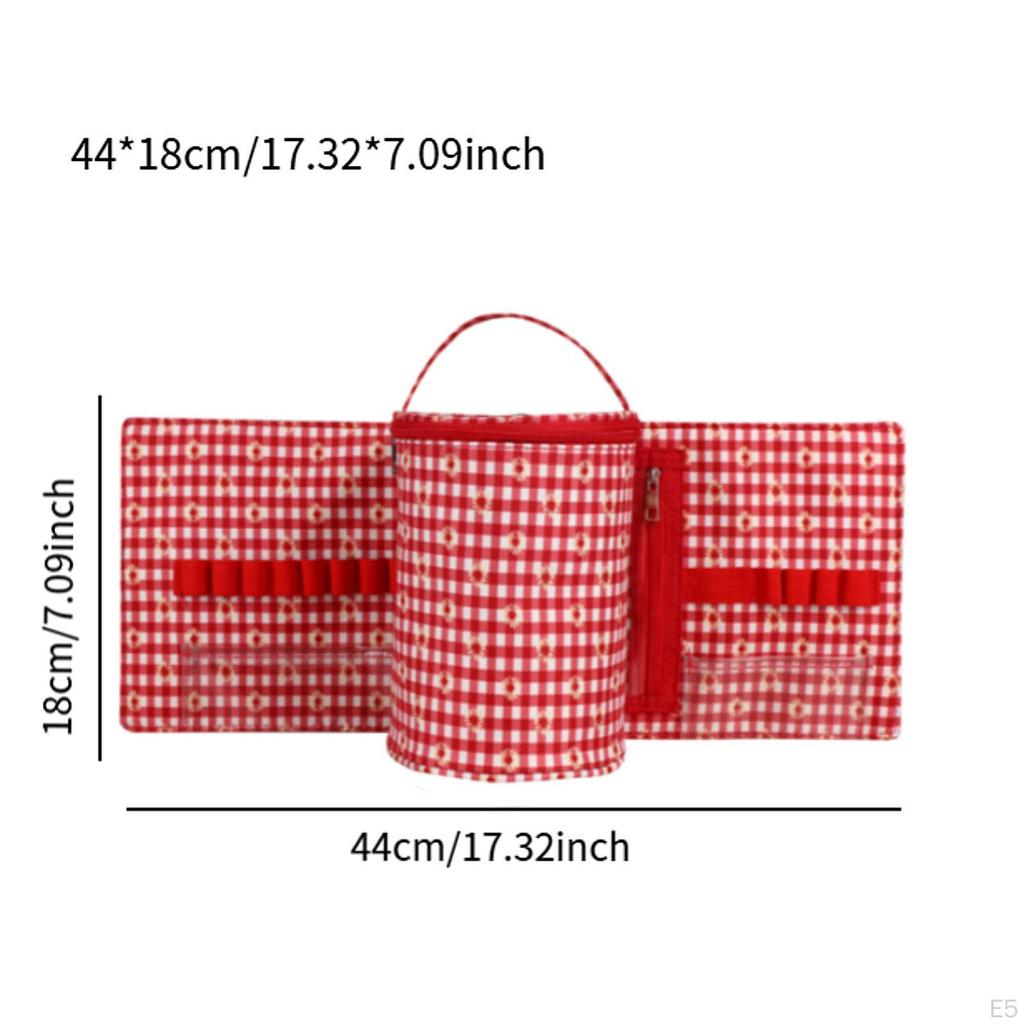 Crochet Bag Organizer Tote Stylish Scratch Resistant Knitting Yarn Storage