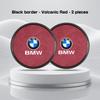 For BMW X1X2 X3 X5X4 X6 X7 1 3 5 7 Series F40 E90 G20 G30 i7 i8 2Pcs Leather Car Coaster Anti-slip Pad Water Cup Mat Accessories ulbn07