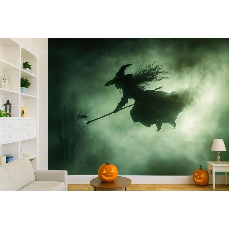 Flying Witch tapestry 75x100 чёрный