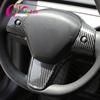 Accesorii pentru Tesla Model 3 2016-2022 Model Y -2023 Capac panou Volan Paiete Decorare Interior Decor