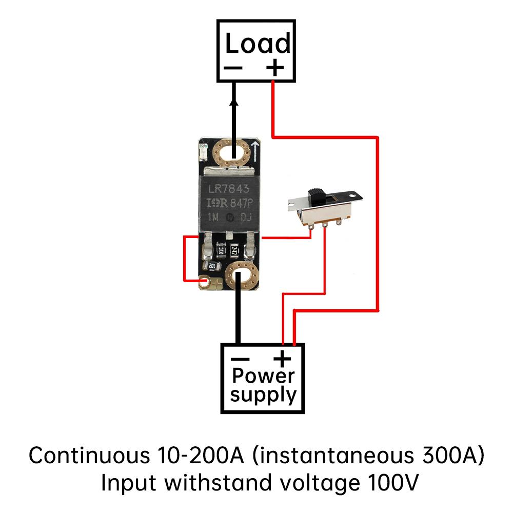 1/1/1/8PCS 161A High Power MOS Trigger Switch Drive Module Field Effect Tube PWM Regulation Electronic Switch Control Board