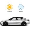 CKE For 8Th Gen Camry Compatible With Toyota Camry 2024      2018 Accessories Car Fuel Tank Cover Trim Oil Gas Cap Exterior Decoration Sticker