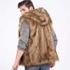 Men's Trendy Slim Fit Faux Fur Mink Sleeveless Vest