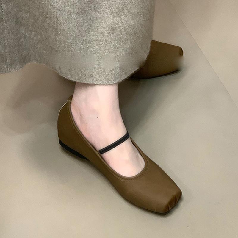 Women Ballet Dance Flats Shoes Shallow Dress Soft Loafers Shoes Fashion Autumn 2025 New Designer Mary Jance Zapatos De Mujer