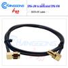 SMA Right Angle RF Cable RG174: Male to Female Connector
