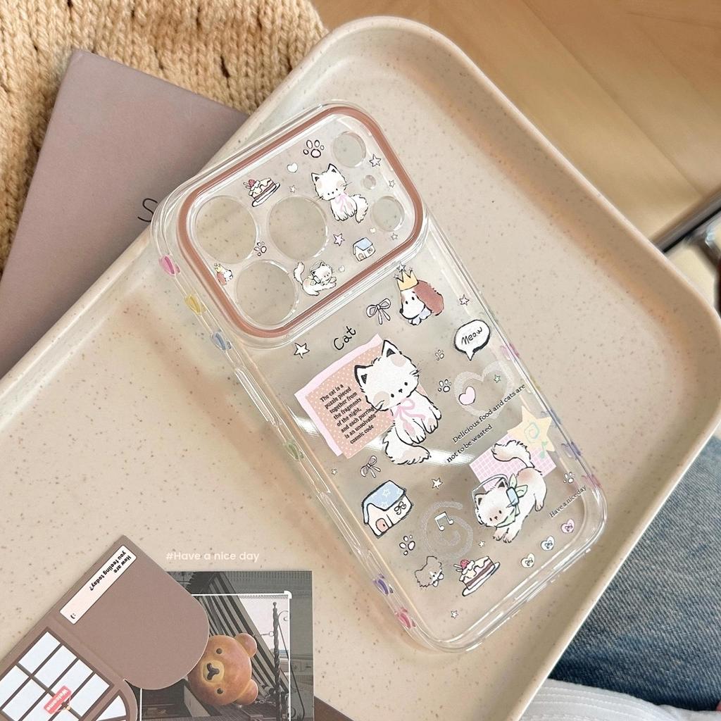 Coque de téléphone mignonne pour chaton pour iPhone 16, iPhone 17 et iPhone 17 Pro Max