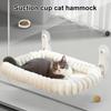 Yousheng Cat Window Perch Heavy-Duty Cat Hammock with Suction Cups Windowsill Foldable Cat Lounger Bed with Washable Plush Cushion for Large Cats