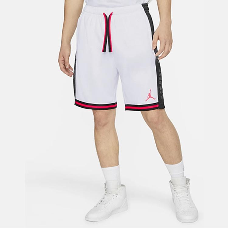 Air Jordan Jumpman Basketball Shorts 'White Red Side Logo' Men's CD4907-100
