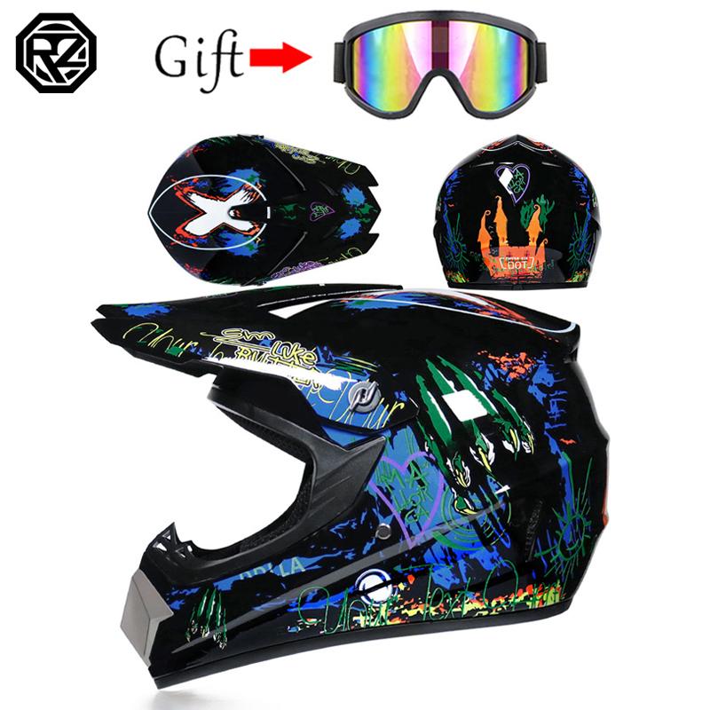 Man Woman Motocross Motorcycle Helmet ATV Motocross MTB MTB DH Racing Helmet Cross Helm Capacetes