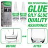 2PCS High Strength Oily Glue, Universal Super Glue, Welding High Strength Oily Glues, Waterproof Glues for Quick Repair Of Metal, Plastic, Wood, Glass