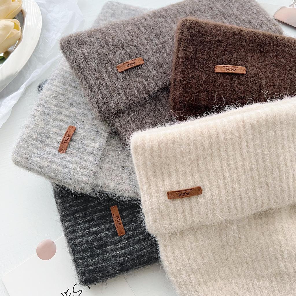 Solid Color Knitted Beanies Hat Winter Warm Women Wool Hat Multicolor Skullies Caps Soft Elastic Cap Sport Bonnet Gorro