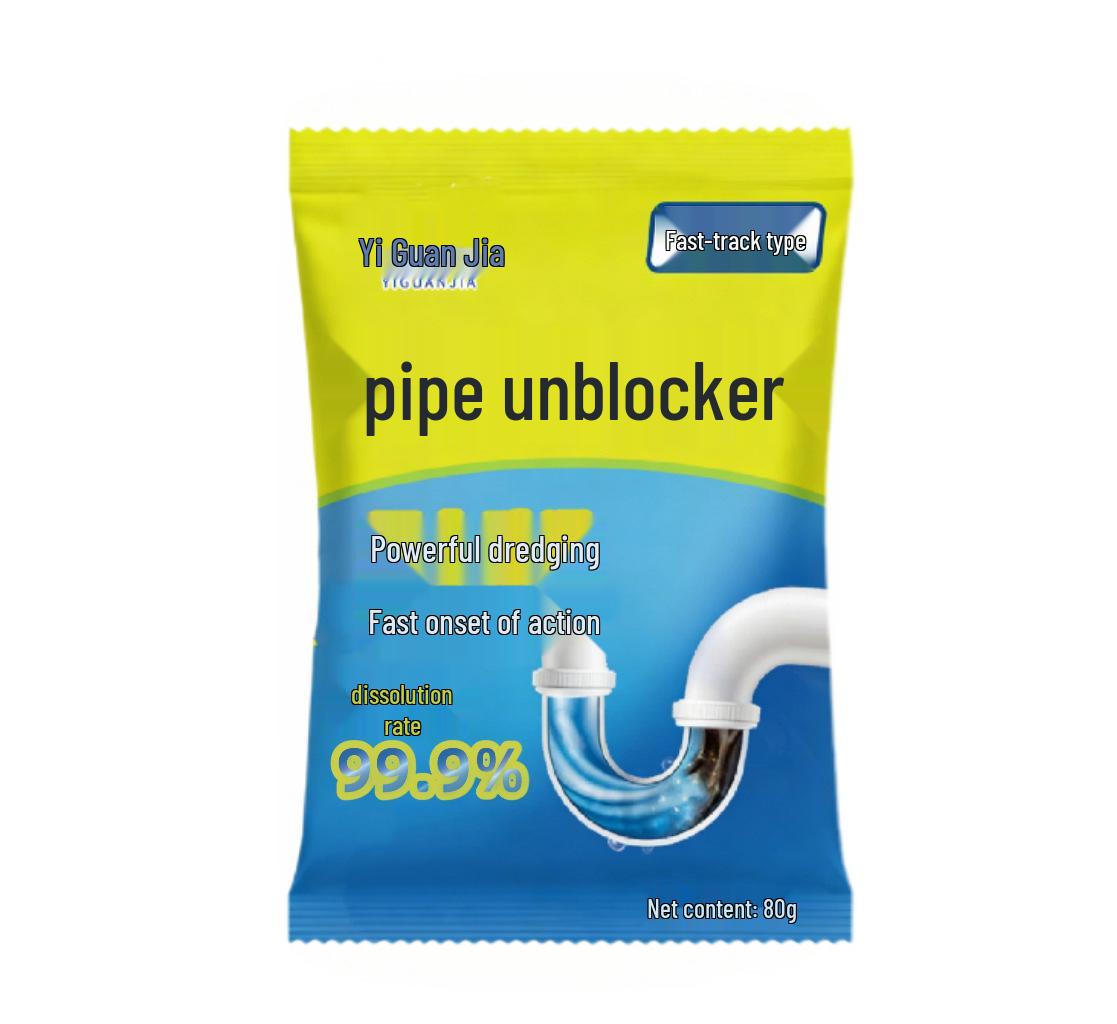 High-Speed Active Oxygen Pipe Unclogger: Powerful Dissolving Powder for Kitchen and Toilet