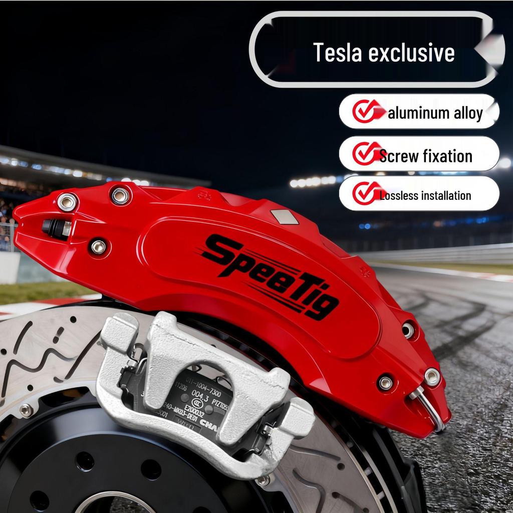 Tesla Model Y/3 Aluminum Alloy Brake Caliper Cover - Sport Modification Decor