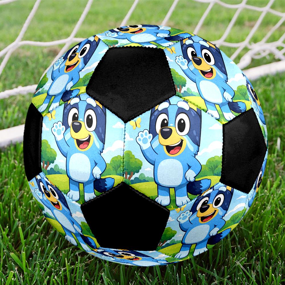 Bluey Theme Size 5 Soccer Ball, Suitable for Both Indoor and Outdoor Matches, a Gift Suitable for Everyone.