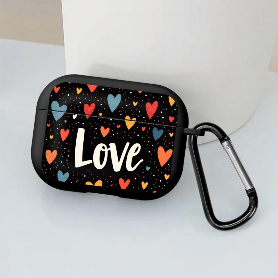 Case For Airpods Pro3 3 4 1 Pro2 Pro 2 Earphone Cases Cover Color Heart Love