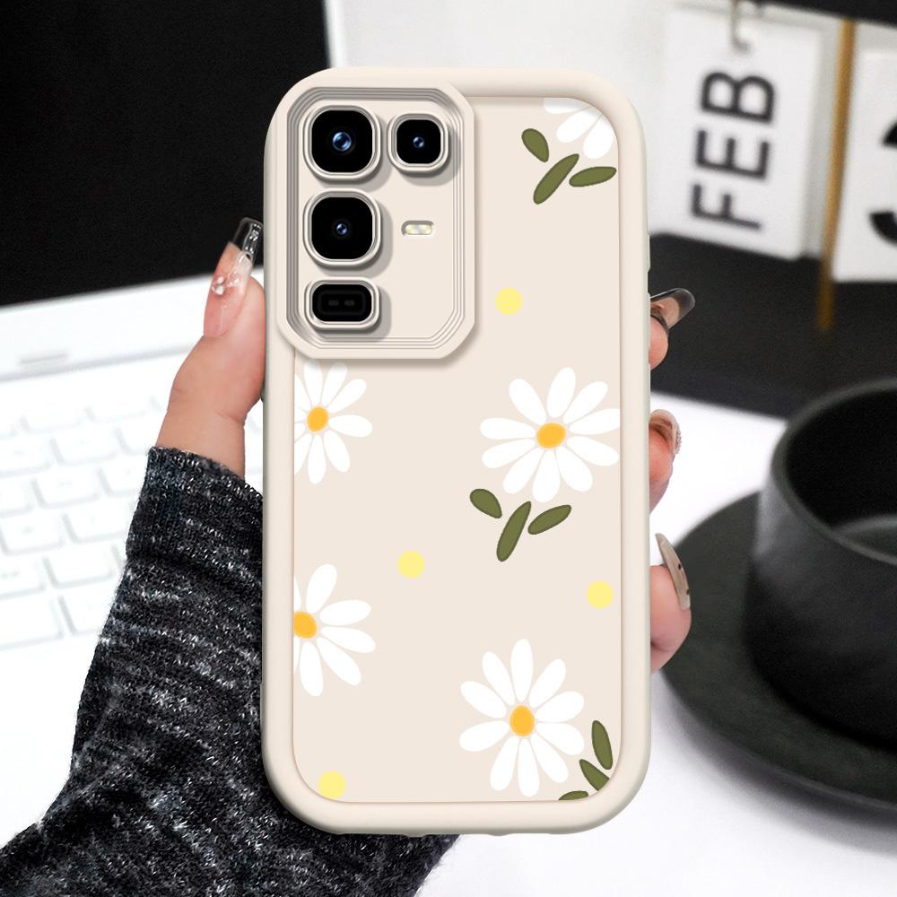 Falling Daisies Phone Case For Infinix Note 50 50S 50X 40 40S 30 Pro Plus VIP 4G 5G Staircase Soft Cover