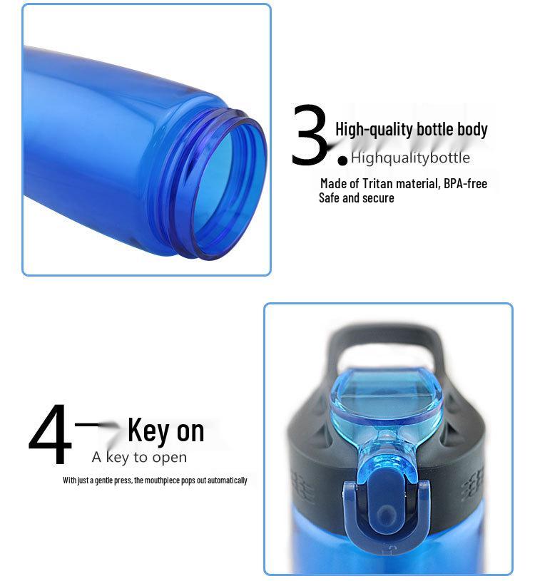 Tritan Filter Straw Water Cup for Outdoor Sports