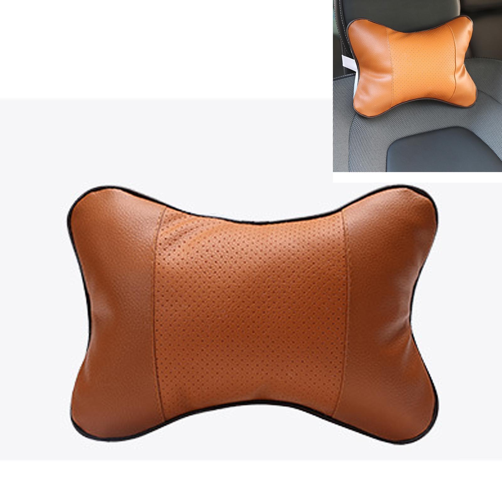 

Автокресла, подушка для шеи, дышащая авто подушка для шеи, подушка для отдыха, поддержка шеи, шейный подголовник, удобный мягкий автомобиль коричневый