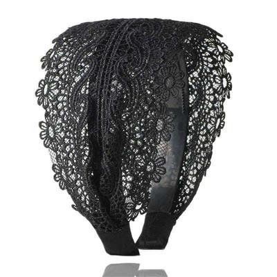 Neues Koreanisches Elegantes Stirnband Mode Spitzenstirnband Einfarbiges Elastisches Haarband Haaraccessoire Frauen Mädchen Stirnband Stirnband