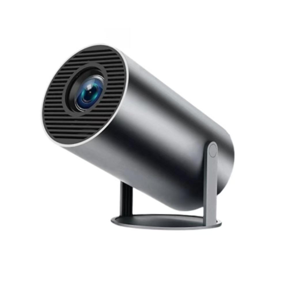 

Проектор 4K HY300 Pro со встроенным динамиком 5 Вт, 1280*720P, Android 11, 8000 люмен, Wifi6, BT5.4, портативный уличный проектор Eu plug чёрный