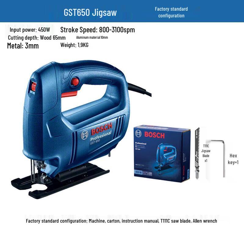 Bosch Electric Jigsaw CN plug (adapter included)