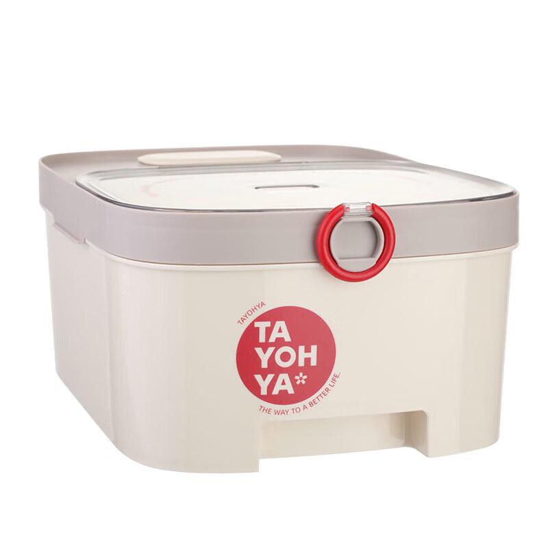 Tayohya Visible Flip-Top Rice Storage Box