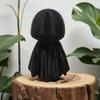 Halloween Black Robe Ghost Statue 3D Printed Hooded Cloak Ghost Figurine Sculpture Home Office Party Desktop Decoration Ornament