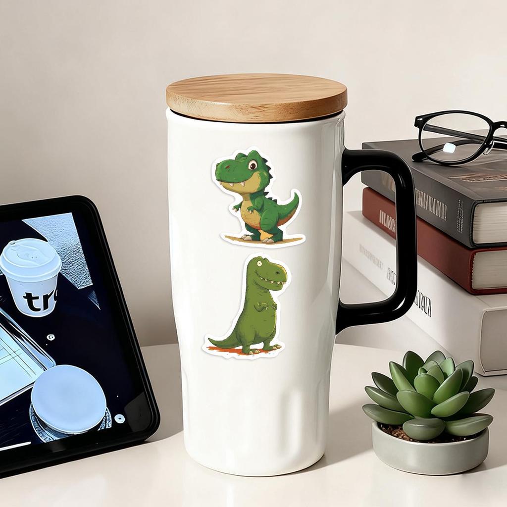 50 Divertenti Adesivi a Tema Dinosauri: Graffiti Creativi, alla Moda, Cool per Agende e Decorazione