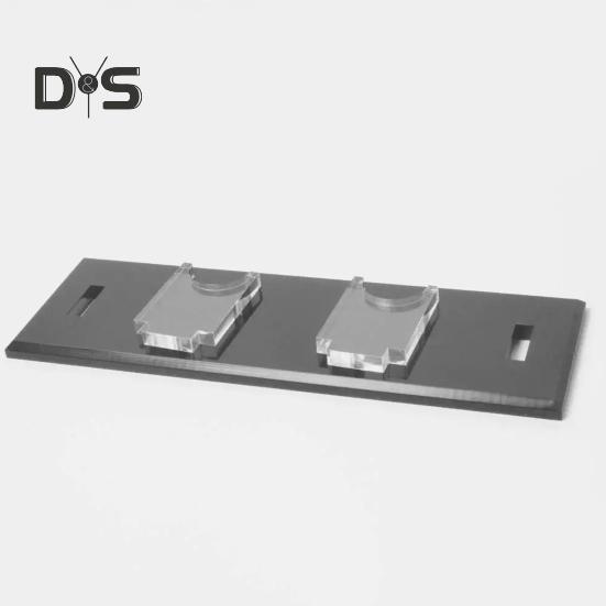 2-teiliger Multifunktions-Displayständer aus Acryl, einfache Montage, hohe Sichtbarkeit, transparenter Desktop-Halter, Aufbewahrungsständer