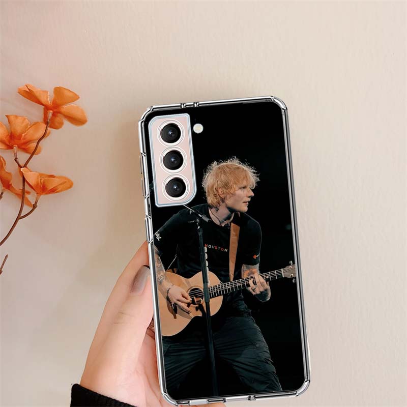Ed Sheeran Sångare Genomskinliga Fodral för Samsung S26 Ultra Galaxy S25 Edge S24 S23 FE S21 Plus S20 S22 S10 Fodral Mönstrat Kompat