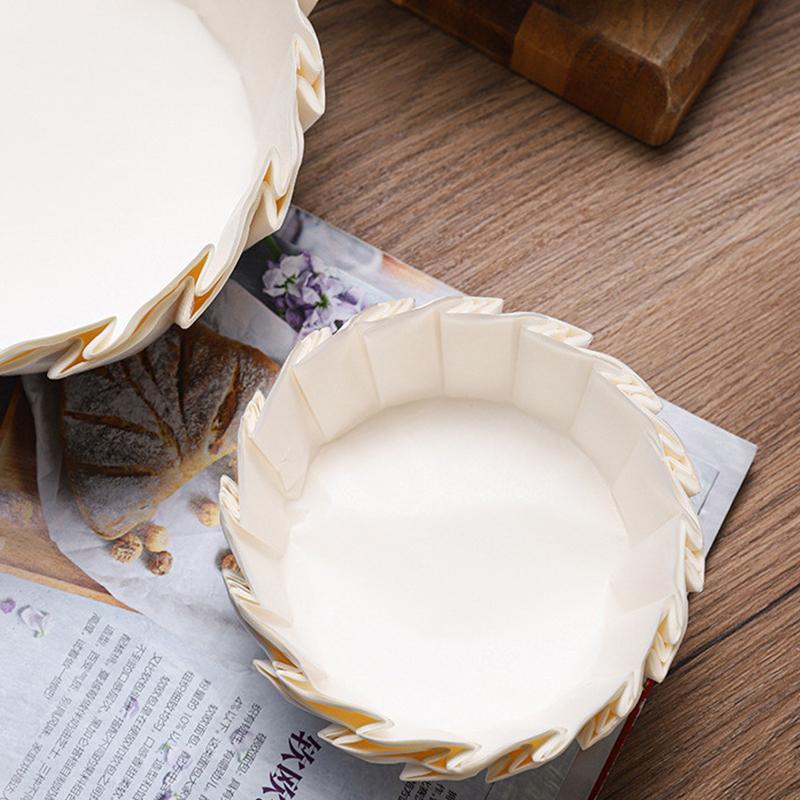 50 Pcs 3.5/4/5/6/8Inch Foldless Cupcake Liner Baking Cup For Wedding Party Muffin Cake Mold Paper Cup Oilproof Cake Wrap