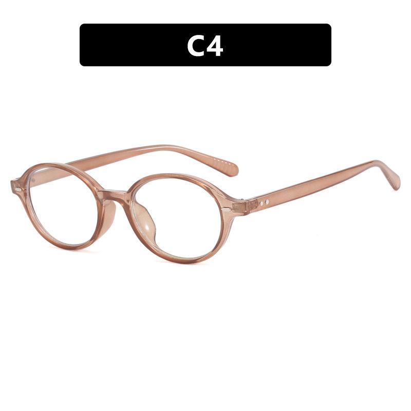 

Korean Retro Women Reading Glasses Anti Blue Ray Circular Frame Simple Fashionable Prescription Eyewear 0