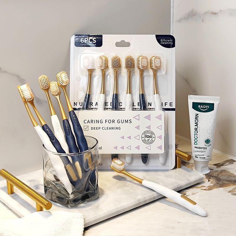 3D 360-Degree Three-Sided Soft-Bristled Toothbrush for All Ages