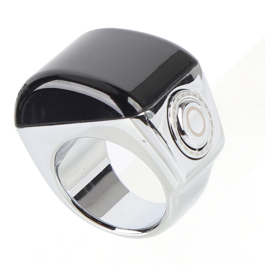 Smart Tasbih Ring Zinc Alloy IP67 Rain Proof APP Support Digital Prayer Reminder Finger Counter