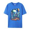 Tops T Shirt Lovely Aliens Tshirt Autumn Cotton Fabric Unisex T Shirt Design Hip Hop Alien Vistors TShirt