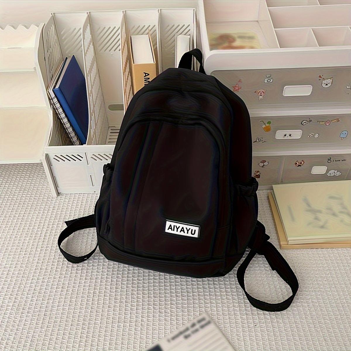 

Маленькие школьные ранцы для студентов колледжей, простые и универсальные рюкзаки для девочек для путешествий, маленькие свежие рюкзаки, подростковые рюкзаки Sense чёрный