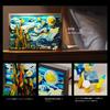 Zmart 1731-Piece Creative 3D Oil Painting Building Block Set, Famous Art Photo Frame, 3D Puzzle Assembly Kit, Mosaic Art, 3D Puzzle, Oil Painting