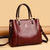 Large Capacity 3 Layer Design Women's Handbags Designer Shoulder Crossbody Bags High Quality PU Leather Ladies Casual Tote Bag