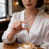 Fashion Star Pendant Necklace With Alloy Material And Cross Chain For Women And Men