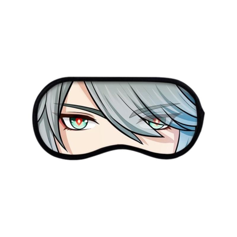 

Маски для глаз с принтом Impact Genshin, маска для сна, повязка на глаза, крутые подарки для фанатов Alhaitham