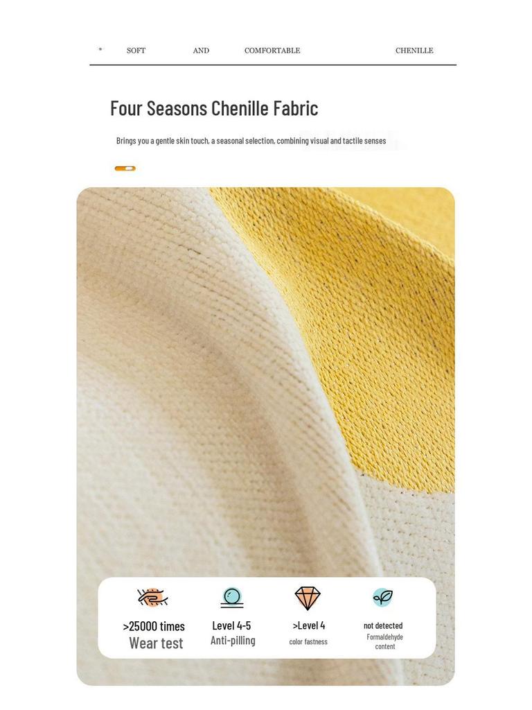 Modern Anti-Cat Scratch Sofa Towel - Universal Four Seasons Cover & Backrest Blanket