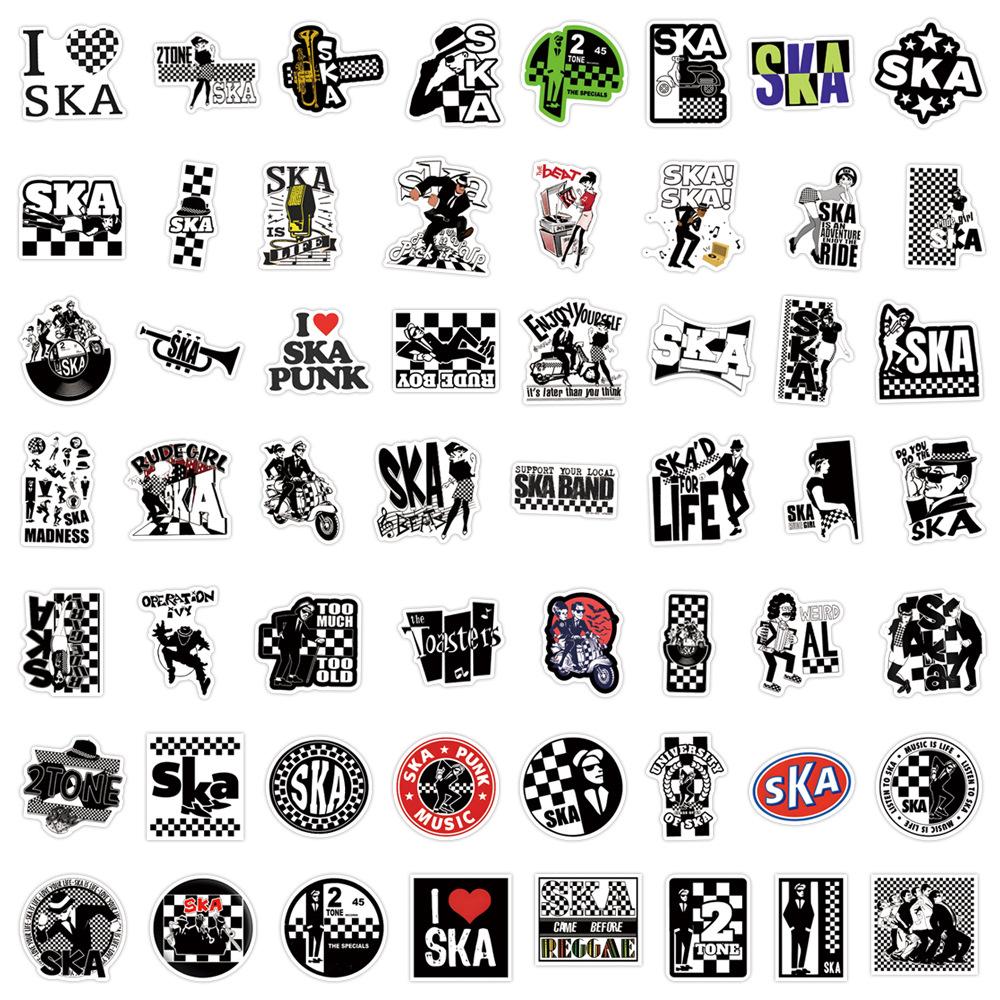 55 New Ska Graffiti Stickers Decorative Scooter Water Cup Helmet Waterproof Stickers