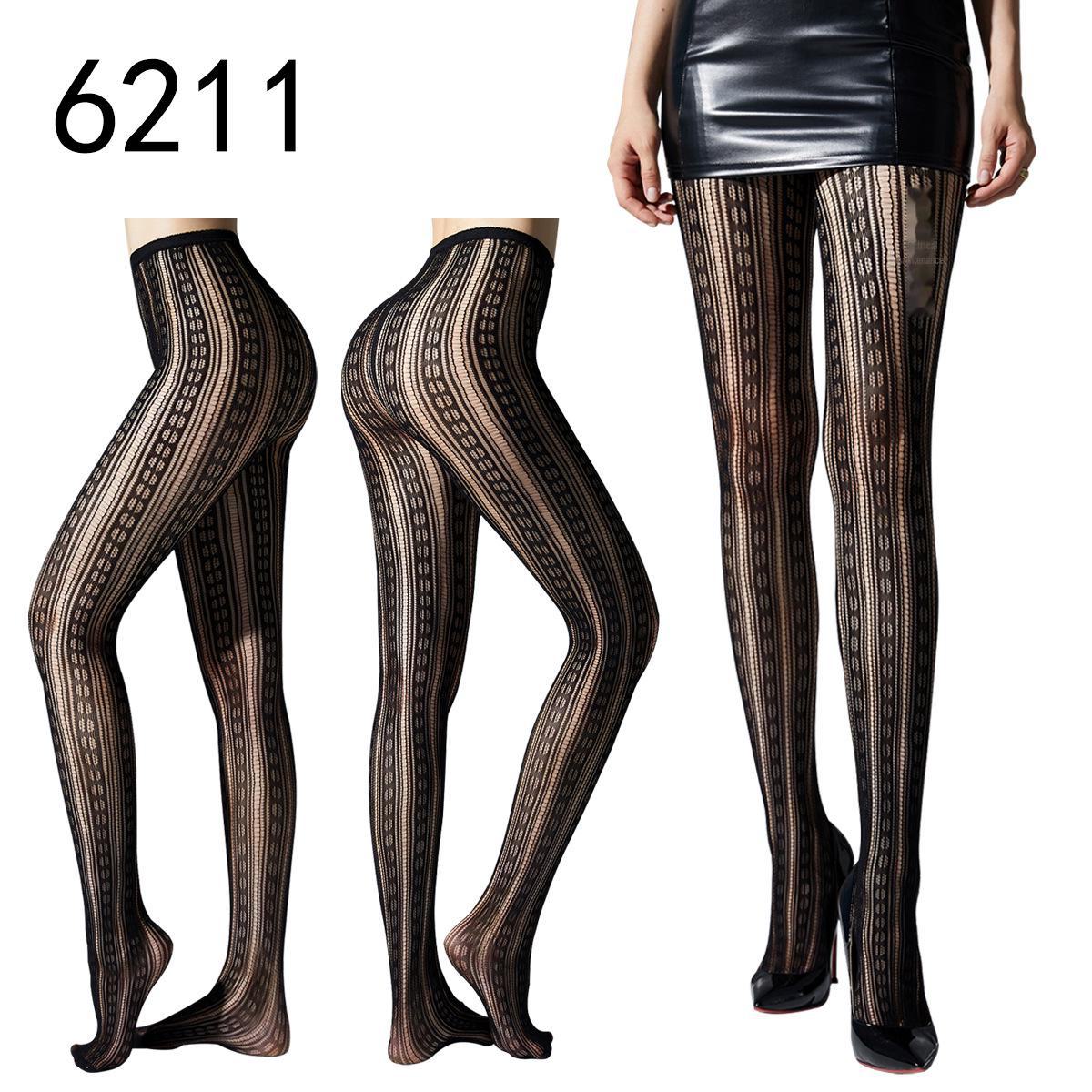 

«Чулки из готического жаккарда с паутиной — в стиле Хэллоуина» White Card + OPP (Standard Packaging)